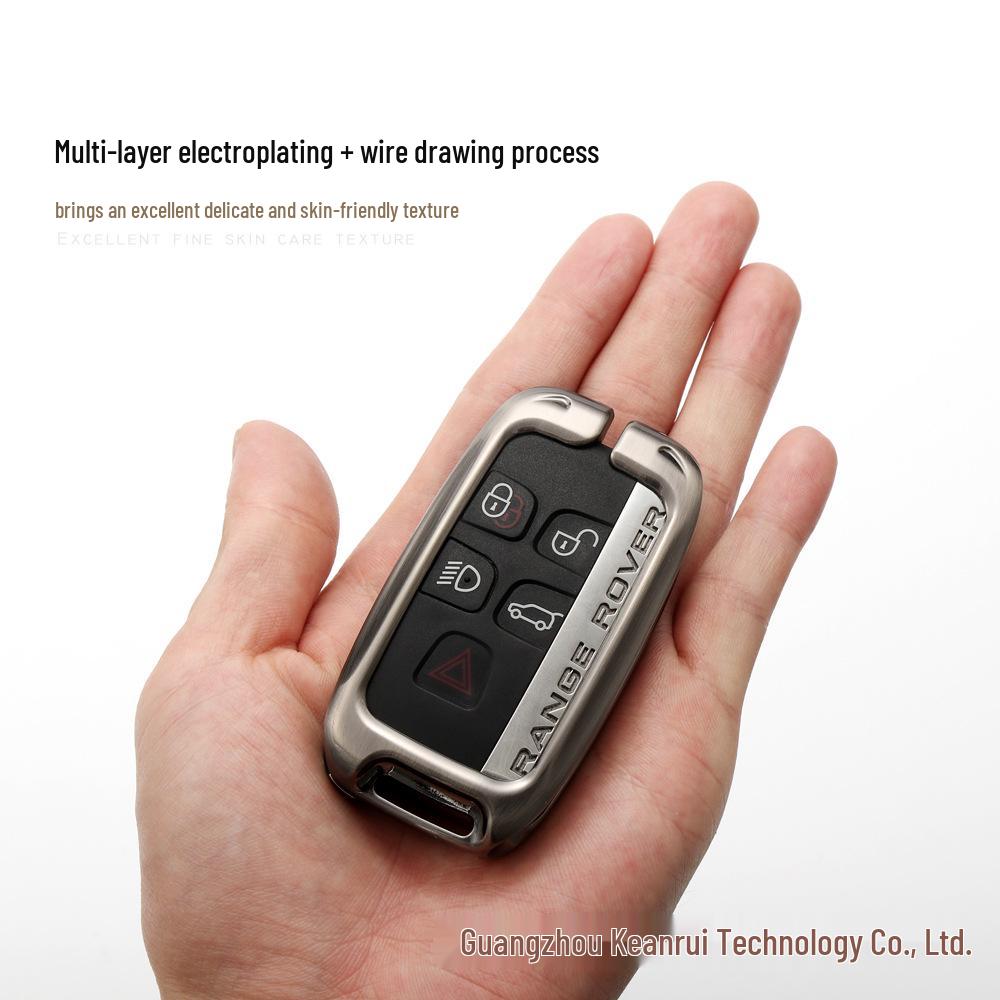 Metal Alloy Key Case for Land Rover, Jaguar, Range Rover, Discovery Sport 4 Cars