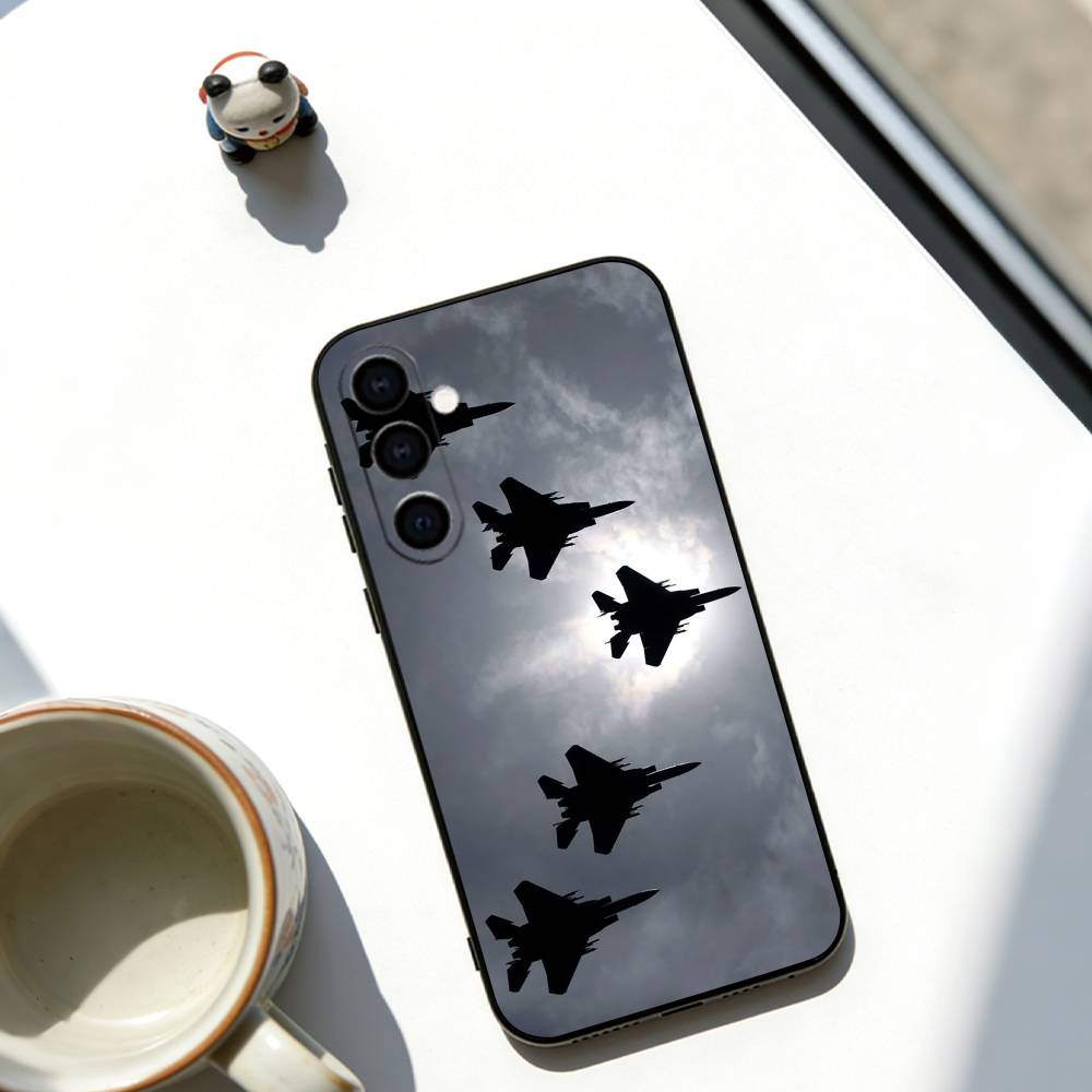 

Fighter jets take off Phone Case For Samsung Galaxy A73,A72,A71,A70,A53,A52,A51,Others Soft Black Cover Samsung a51 4g
