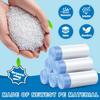 4 Gallon Durable Drawstring Trash Bags - Thick, Tear-Resistant, Large Size for Household Use