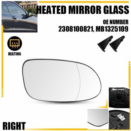 Clear Heated Mirror Glass Fit Mercedes Benz CLK63 CLK55 CLK350 CLK320 Left Right
