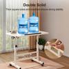 Výškově nastavitelný stojací stůl 23,6"-35", Ergonomický mobilní počítačový stůl s kolečky, Skládací stůl šetřící místo