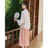 Sishui Nianhua Women's Elegant Long-Sleeve Skirt Set