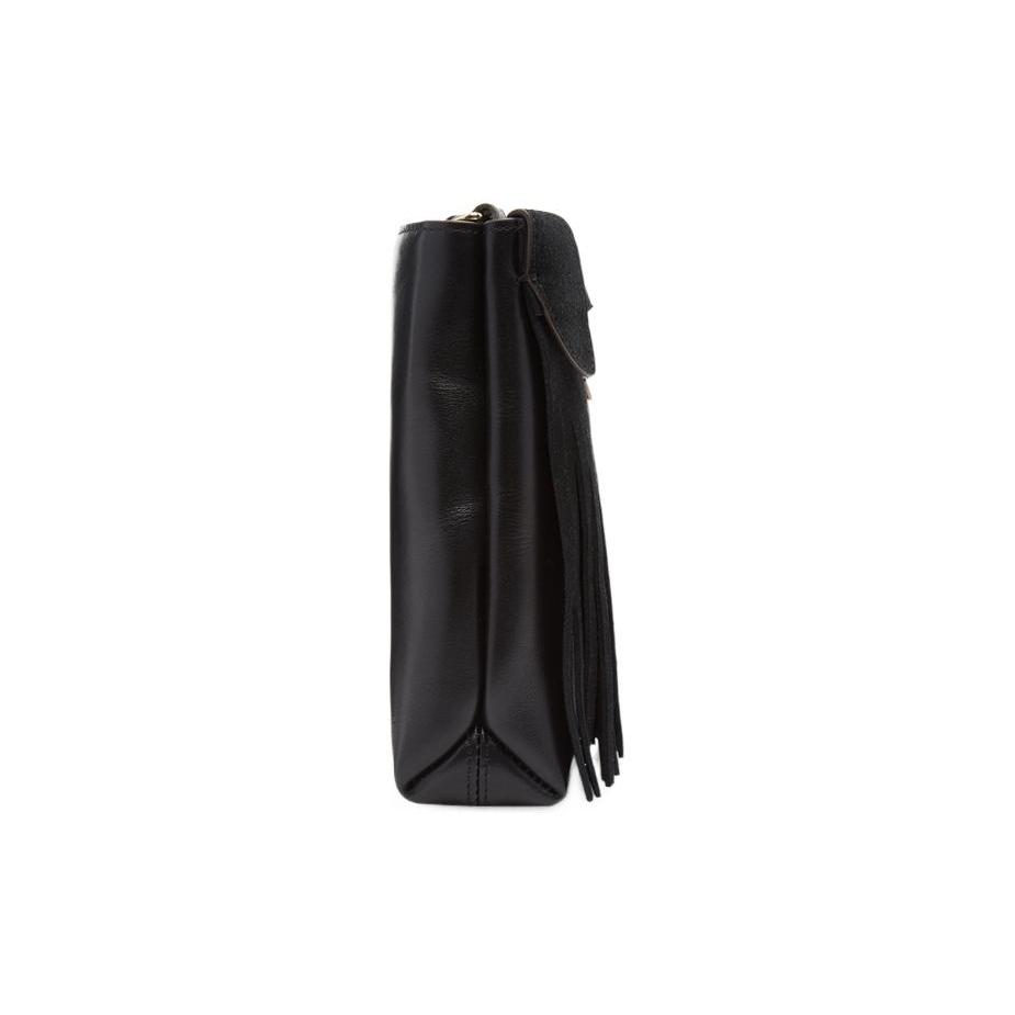 New Furla Cow Leather Shoulder Bag, Crossbody Bag, Cell Phone Pouch Women's Black WE00286-BX0610