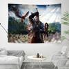 T-The W-Witcher Game DIY Wall Tapestry Hanging Tarot Hippie Wall Rugs Dorm Home Decor