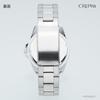 CREPHA Men's Analog Waterproof Watch with Metal Band, Silver, SV-AM264-BKS