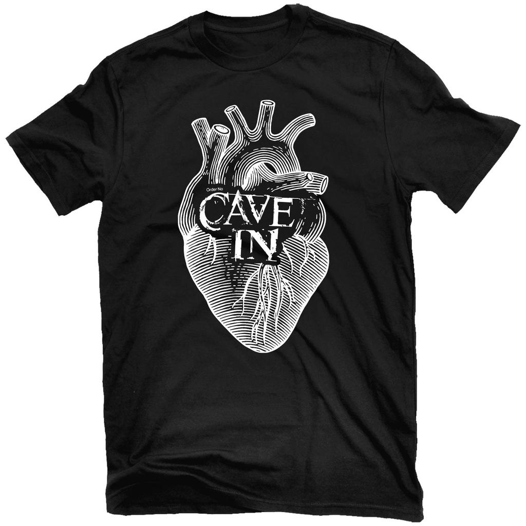 Cave in Heart Heavy Metal Rock Band Style Summer Casual TShirt Unisexs and Womens Luxury Brand Top New Art