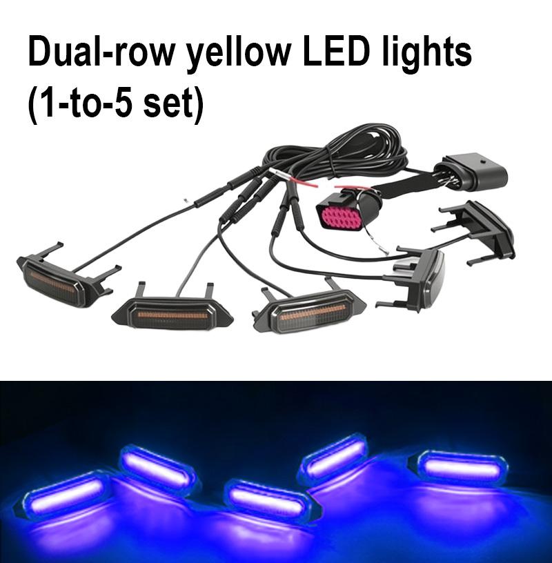 

Fit for Chery Jetour Traveller 2023 Car Front Grille Light LED Daytime Running Decor Light Front Face Grille Lights T2