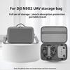 For DJI NEO 2 Drone Large Capacity PU Dedicated Storage Bag Waterproof Durable Thickened Internal Buffering Structure