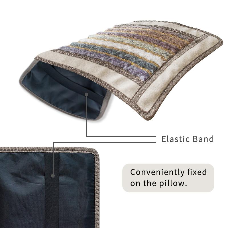 Husă de pernă cu 7 cristale pentru masaj curcubeu, pernă cu infraroșu îndepărtat, ametist, jad, piatră prețioasă pentru somn, husă de pernă încălzită pentru terapie