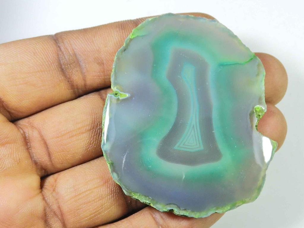 160Cts Dyed Druzy Agate Fancy Healing Crystal Cabs Loose Gemstone 45X57MM SK-2295
