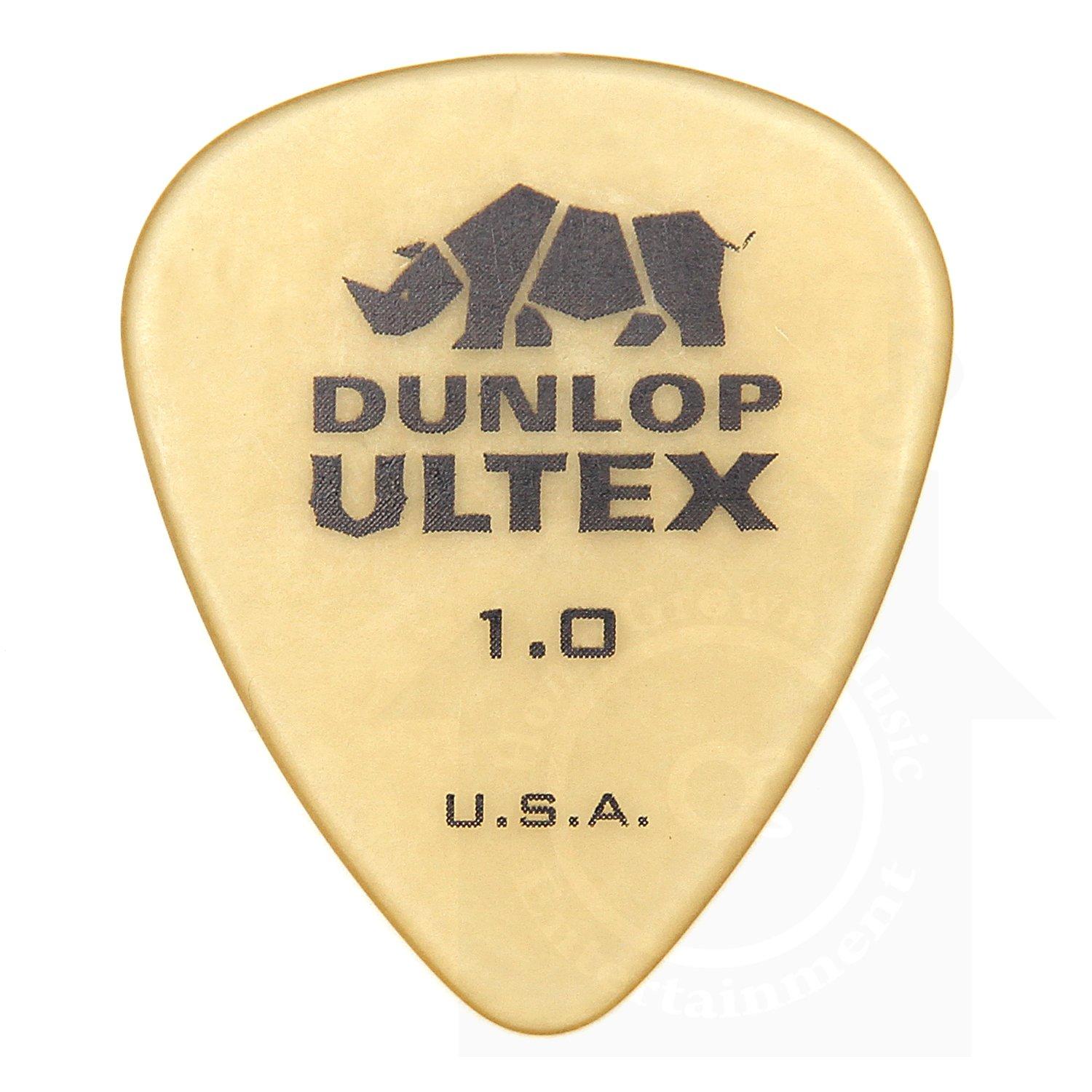 

Jim Dunlop Ultex Standard Picks (36-Pack) 1.00mm with Musent Custom Players Picks | 421B100-ULT-36P