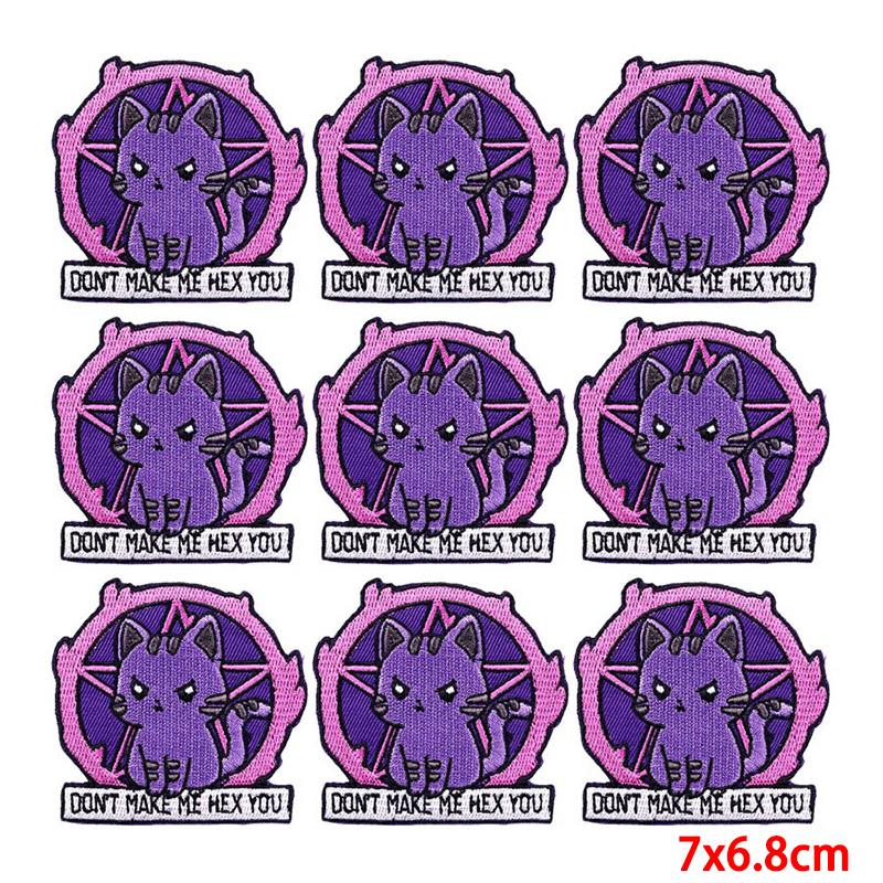 10 Pcs/lot Wholesale Embroidery Patch Iron On Patches For Clothing Patches On Clothes Jackets Decor Applique Sew Supplies