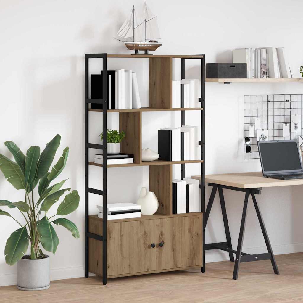 Bookshelf 80 x 30 x 155.5 cm Engineered Wood Artisan Oak