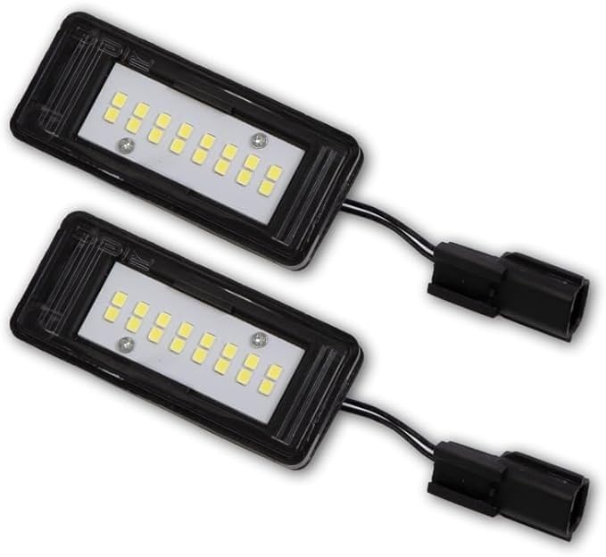 

YOURS yf801-3544 C27 License Plate Light License Lamp Unit 2 Piece Set (Light Adjustment белый