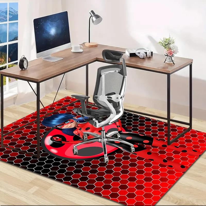 1pc Ladybug (5) Design Area Rug - Non-Slip, Soft & Cozy Floor Mat for Living Room, Bedroom, Office - Indoor/Outdoor Decorative Carpet