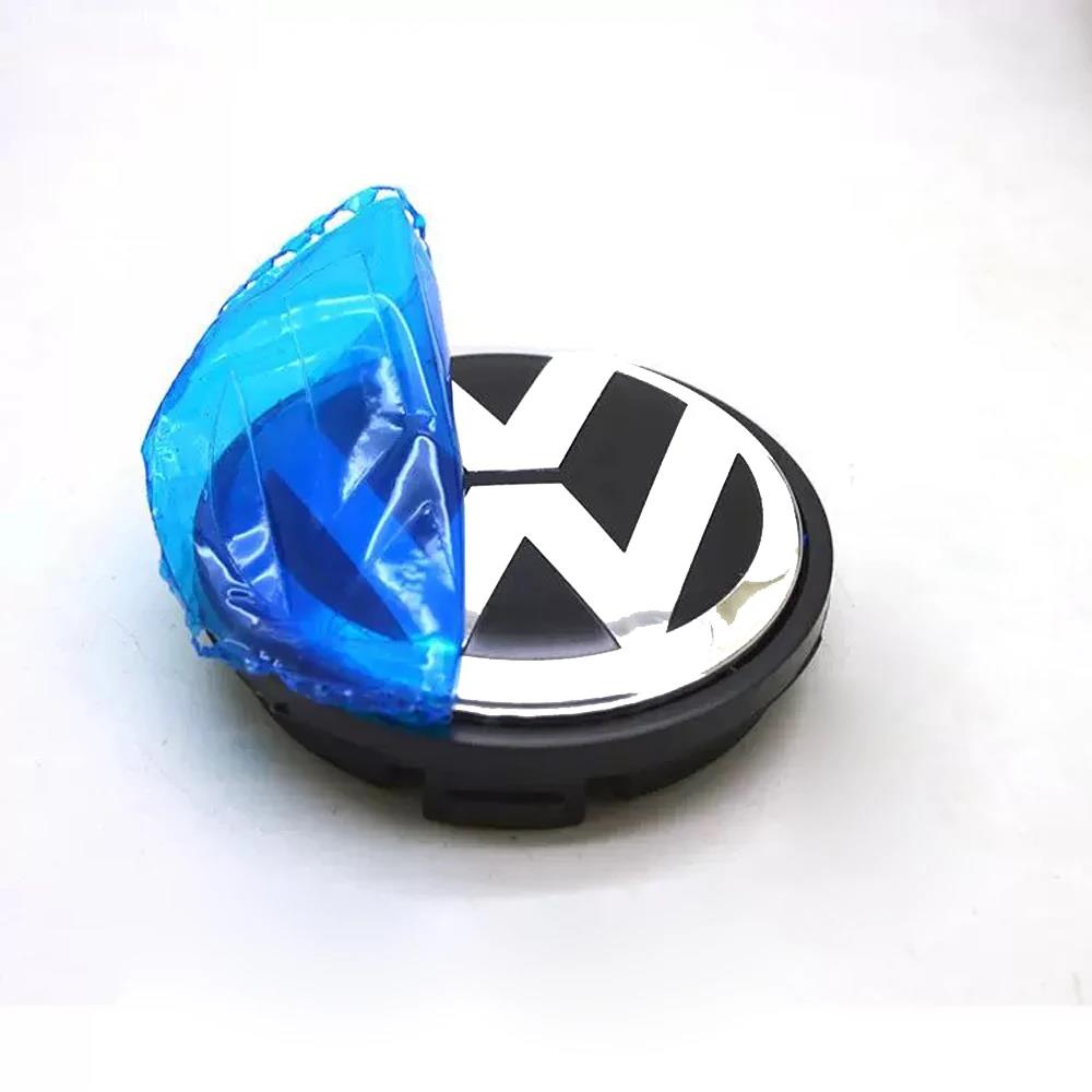For VW 4pcs Wheel Center Hub Caps Car wheel cover for VW Golf 5 6 7 Polo Passat B6 B7 Touran CC accessories Interior Mouldings YRTX-D18