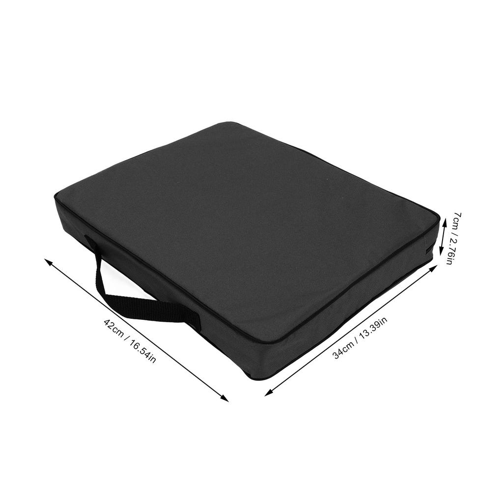 Stadium Cushion Water Proof Bleacher Cushion Comfortable Stadium Pad for Outdoor and Camping Black