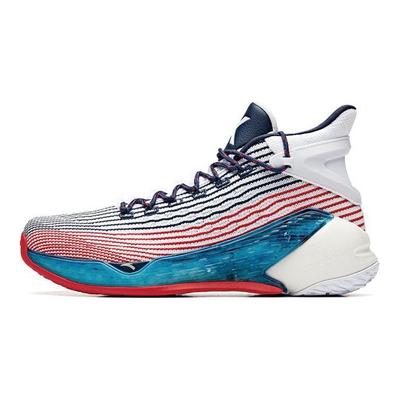 KT4 Scarpe da Basket Alte Ammortizzanti Antiscivolo Resistenti all'Usura Uomo Scarpe da Basket Blu Bianco Rosso 11931101-2