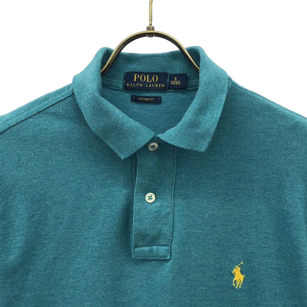 POLO RALPH LAUREN CUSTOM FIT Logo embroidery Short sleeve Polo shirt Men's Used