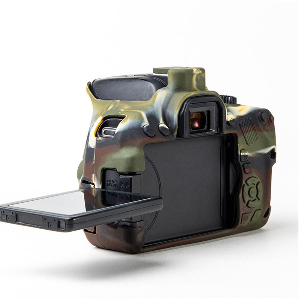 Soft Silicone Armor Camera Body Case For Canon EOS 600D 650D 700D Shockproof Rubber Cover