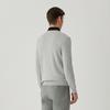 FERRAROMILANO Double Collar Round Sweater L/Grey (Amserd30132)