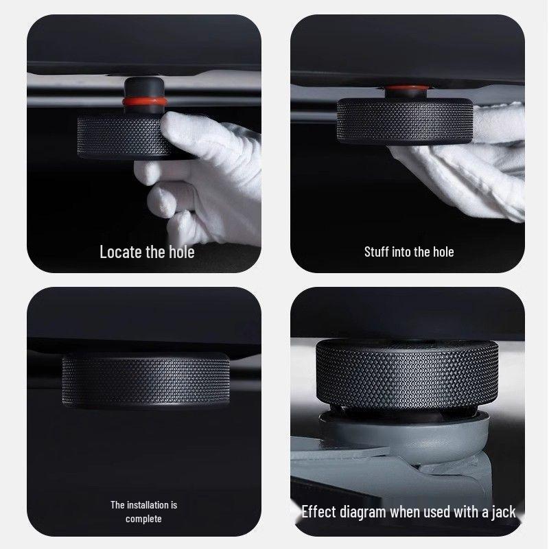 Tesla Chassis-Stütz- & Wagenheber-Gummipuffer - Stoßdämpfer-Gummipuffer