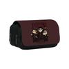 Cartoon Harry Potter Pattern Double Layer Stationery Storage Bag For Students And School Supplies