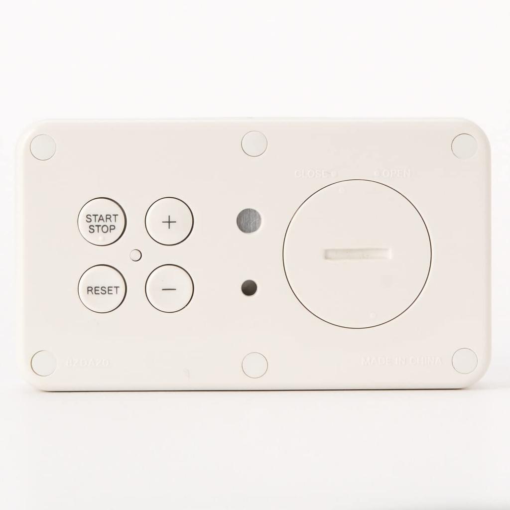 MUJI Digital Bath Clock 12046721 Width 93 X Depth 26 X Height 53mm MJ-DBC2 White,