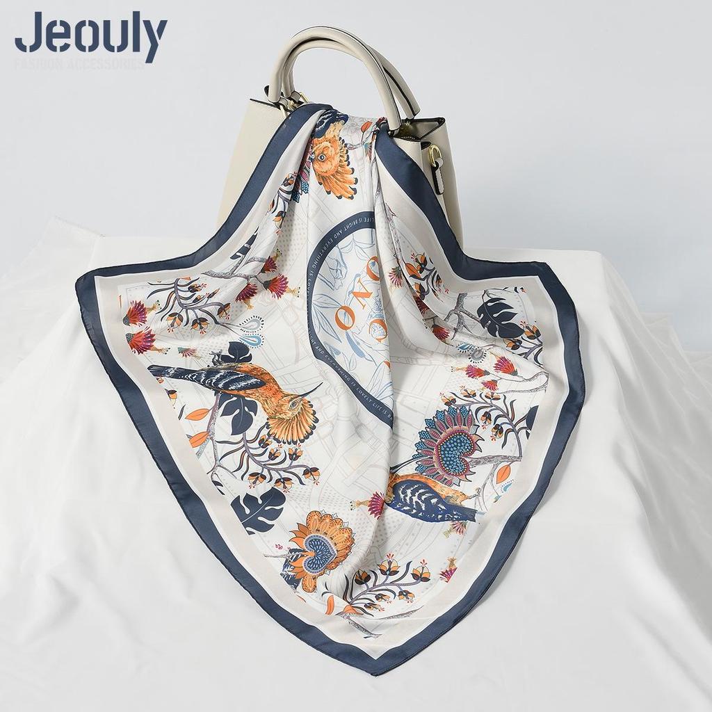 Cross-Border 70cm Silk Cashew Print Scarf - Autumn/Winter Women's Fashion Headscarf