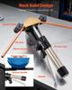 Hydraulischer Rohrbiegesatz, 6 mm bis 22 mm, Kupferrohrbieger, HVAC-Biegewerkzeugsatz, 90°-Biegung, mit 7 farbigen Aluminiumlegierungs-Formen, für HVAC-Luft