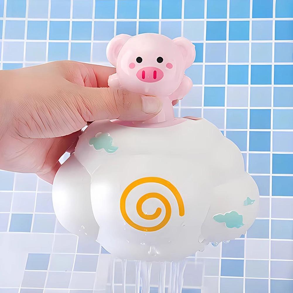 Niedliche Wolke Dusche Ei Badespielzeug Cartoon Tier Sprinkler Ei Schwimmende Wolke Bunt Interaktiv Badewanne Sensorisches Lernen