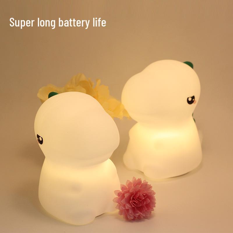 Hart Dragon Silicone Rechargeable Night Light: Seven-Color Bedside Atmosphere Lamp