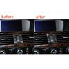 For BMW 5 Series E60 E61 2004-2010 Interior Accessory Car Carbon Fiber Interior Sticker Central Air Vent Outlet Trims