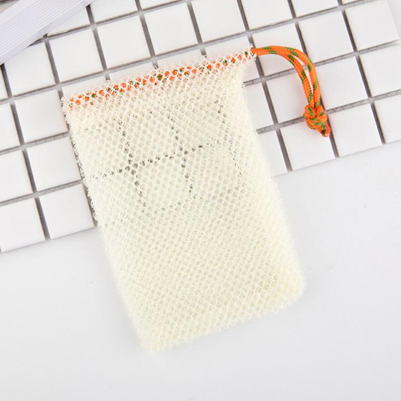 

Утолщенный нейлоновый мыльный мешок, мешочек для мыла, много пузырьков, пенопластовые мешочки, отшелушивающие мешочки для мыла в душе, карман для мыла белый