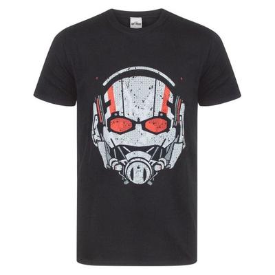 Camiseta oficial masculina com capacete do Homem-Formiga
