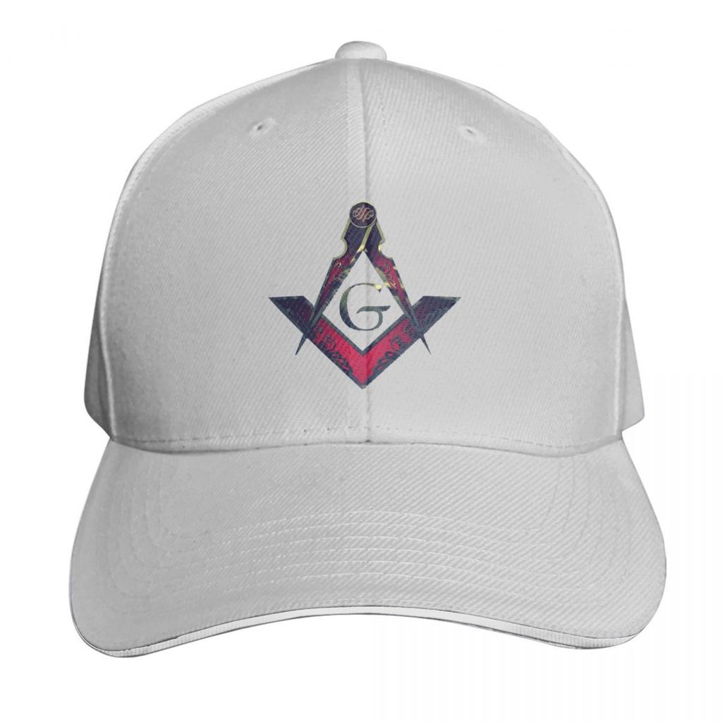 Freemason Compass Masonic Cap Fashion Casual Baseball Caps Adjustable Hat Hip Hop Summer Unisex Baseball Hats Polychromatic