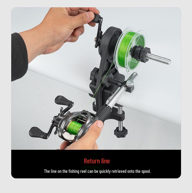 Flying Heron Fishing Reel Line Winder and Spooler for Baitcasting