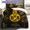 BVB 09 Pattern Bedding Quilt Set  Home Decoration  Gift (1 * Duvet Cover + 2 * Pillowcase  Without Core)