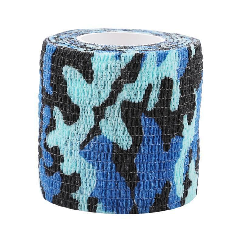 1PC/3PCS Outdoor Camouflage Tape Wrap Self-Adhesive Telescopic Multifunctional Non-Woven Stretch Bandage Tape Accessories For Camping Hunting