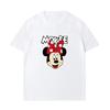 Summer New Cartoon Disney Mickey Mouse Print Couple T-shirt For Men Women Short-sleeved O-neck Tees Casual Sports Oversized  Top