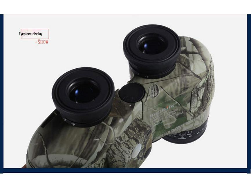 BOSILE 10x50 High Power HD Binoculars with Rangefinder, Low-Light Night Vision for Adults Outdoors