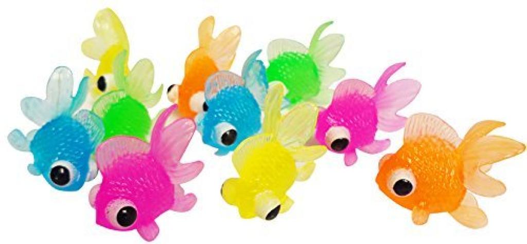 Sanyodo Deme Goldfish Scooping Toy Set of 100 (Scooping Dolls)