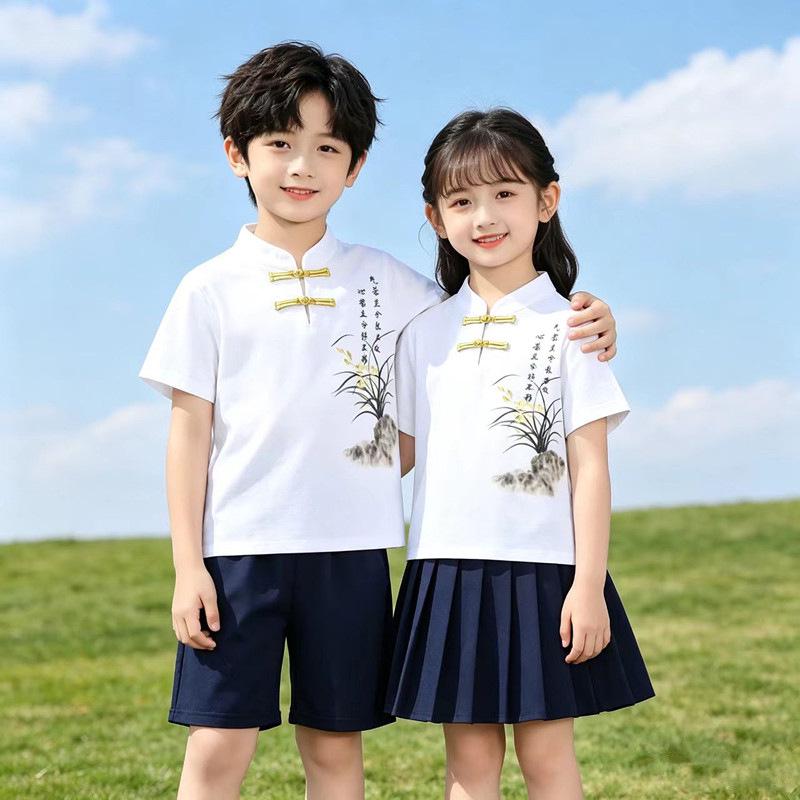 Children s Summer Hanfu: Kindergarten to Primary School Graduation Performance Uniform 130cm