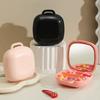 Hidden Comb Compartment Storage Box Plastic Jewelry Box Creative Portable Organizer Box  Hair Bands