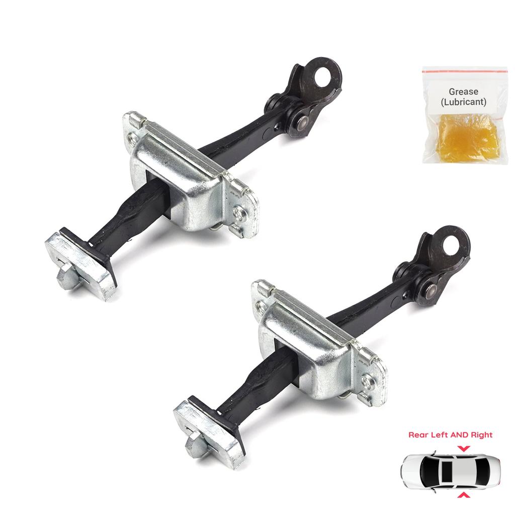 EDP789-1 2 Pieces Rear Left AND Right Door Catch Hinge Brake Stop Check Strap Limiter for Hyundai I30 MK1 FD 2006-2012 794802L000