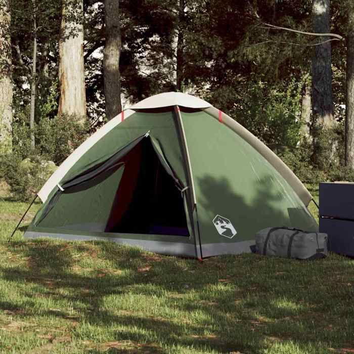 VidaXL Tente de camping à dôme 2 personne vert imperméable, tente, abri de camping, abri de jardin, tente de jardin, abri 94759