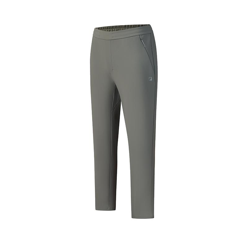 

FILA A.P. Minimalist Casual Training Comfortable Knitted Sports Pants Men bottoms Silver-Gray A11M611603FDY L
