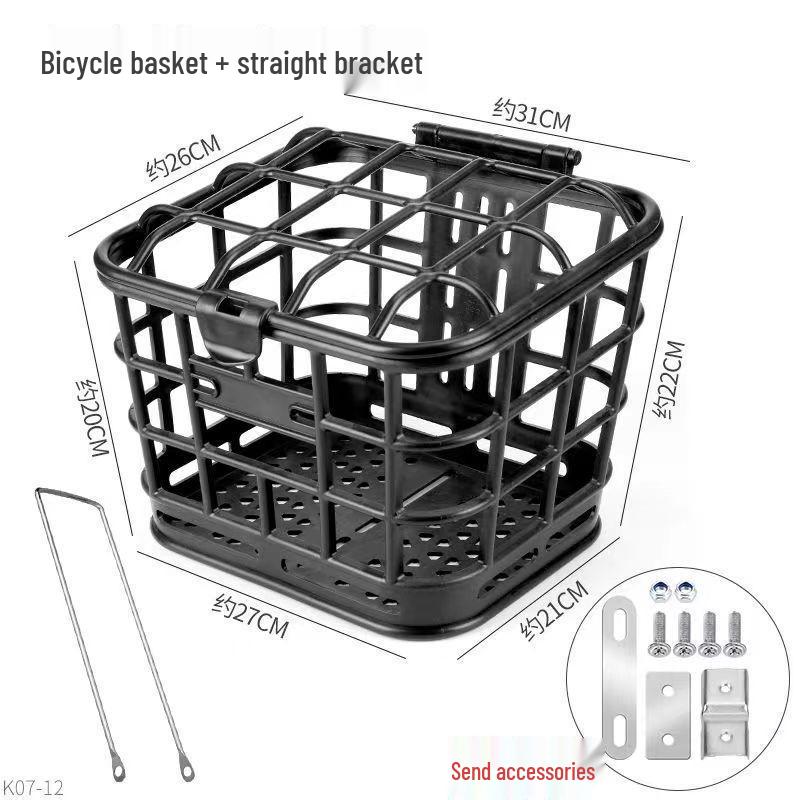 Electric Scooter and Bike Front Basket with Waterproof Inner Bag