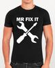 Mr Fix It T-Shirt, Tools Wrench Handyman Dad Mechanic Funny Gift Repairman Tee