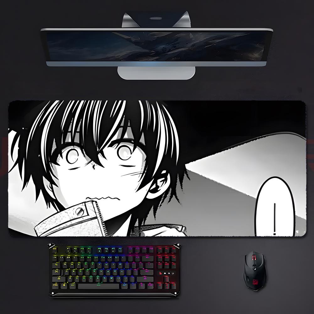 Scary Mysterious Anime DDark Gathering Mouse Pad Mousepad Large Gaming Lockedge Thickened Pc Table Desk Mat